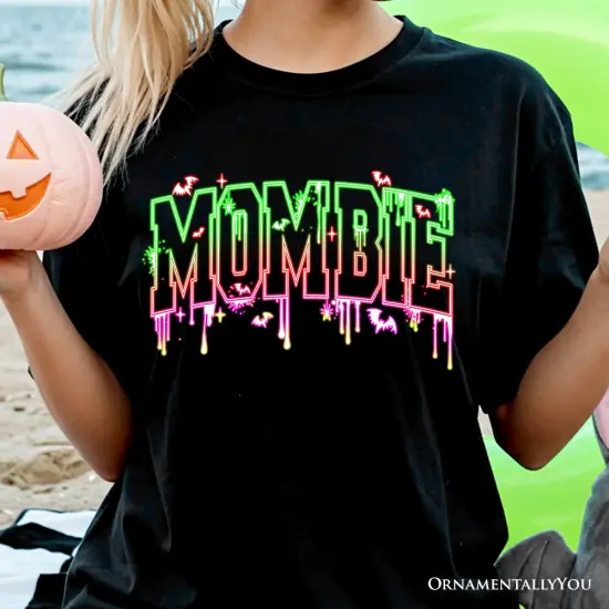 Mombie Halloween T-Shirt, Funny Tee for Spooky Moms {5}