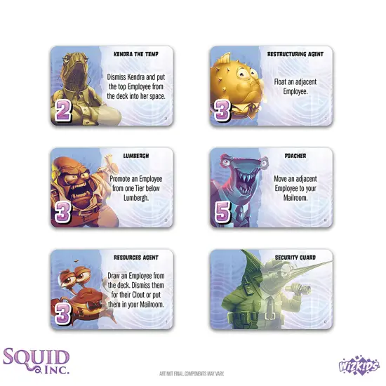Wizkids: Squid Inc.- Strategy Board Game, Ages 14+, 2-4 Players, 60 Min {5}