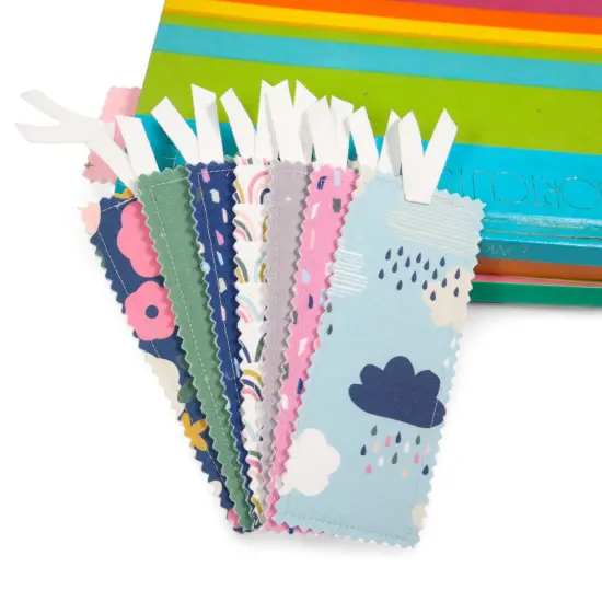 Crosscut Sewing Co.&reg; Bookmark Sewing Project Kit for Beginners Rainbows {4}