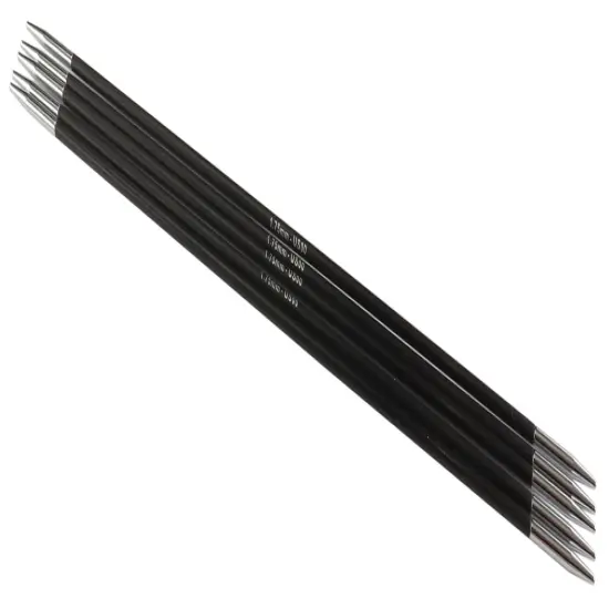 KnitPro-Karbonz Double Point Knitting Needles 6"-Size 00/1.75mm {1}
