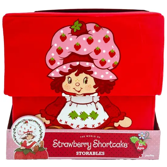 Strawberry Shortcake: Storable 12" Box - Red Character Themed Bin, Fabric Storage Container, Opening Top Lid, Holds Toys-Books-Games & More, Licensed {5}