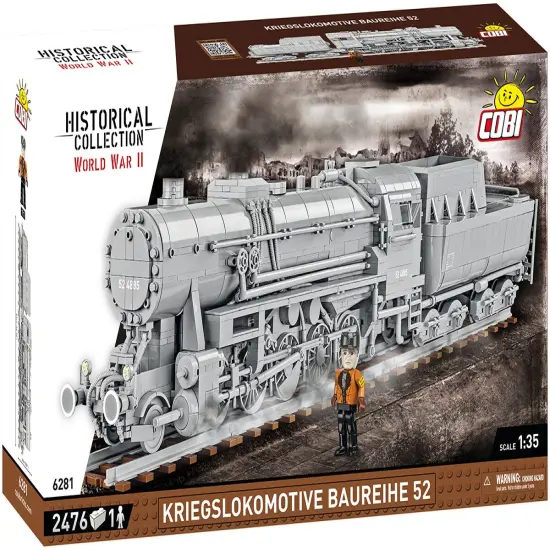 COBI Historical Collectiion Kriegslokomotive Baureihe 52 Steam Locomotive {1}