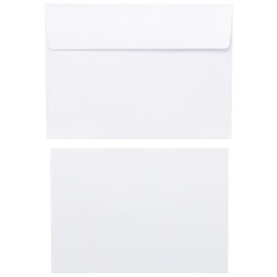 Harmony Paper Inkjet Printable Glitter Cards & Envelopes A7-Crystal White {2}