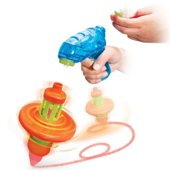 Lanard Chalkie: Chalk Top - Spinning Chalk Scribbler, Rip Cord Launcher, 2 Sticks & Sharpener, Draws Crazy Patterns, Outdoor Art Play Toy, Kids Age 3+ {6}