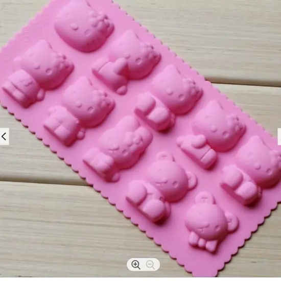 Cute Cat hk Silicone Mold #1 {4}