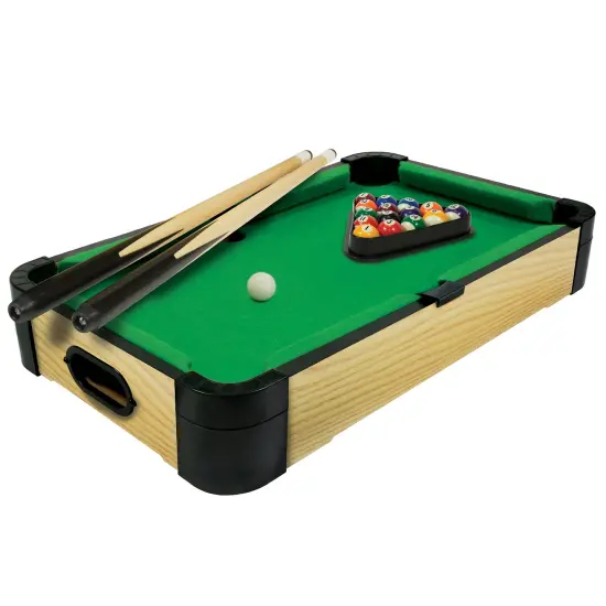 Ambassador Games: Tabletop Pool - 20" - Compact Traditional Billiards Arcade Game, Quality Wood, Mini Classic Game Set, Adults & Kids 3+, 2 Player {4}