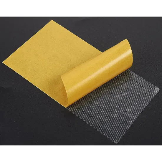 Heavy Duty Double Sided Tape for Carpet, Area Rugs, Self Adhesive for Hardwood, Tile, Indoor, and Outdoor Floors, 49 Feet Gold {5}