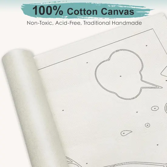 6 Pack Paint by Numbers Kit for Beginners, 11" W x 14" L Cartoon Heroes Spider DIY Acrylic Paint Set on Canvas Without Frame in Box, Kids Paint by Numbers Kits for Home Decor & Birthday Gift {5}