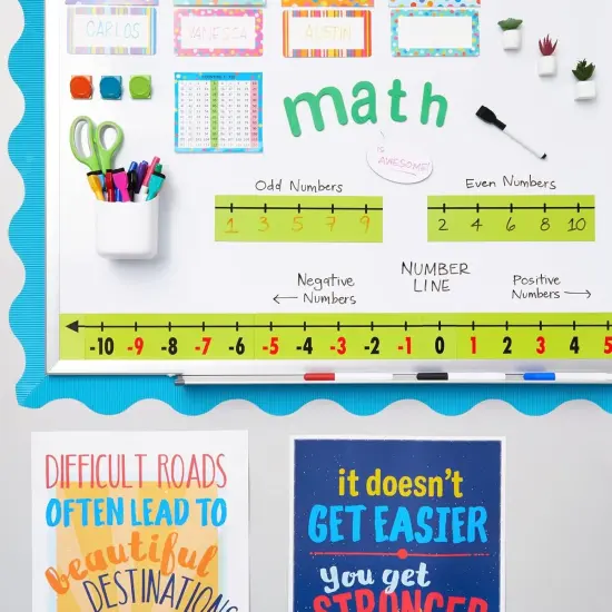 37 Piece Magnetic Number Line Set for Whiteboard {3}