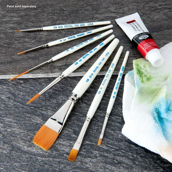 RSET-TK7S | Royal Gold&trade; 7pc Assorted Short Handle Brush Set {4}