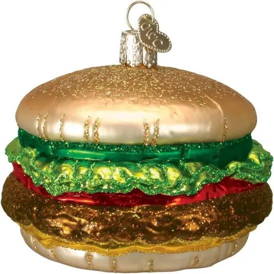 Old World Christmas Cheeseburger Ornament {1}