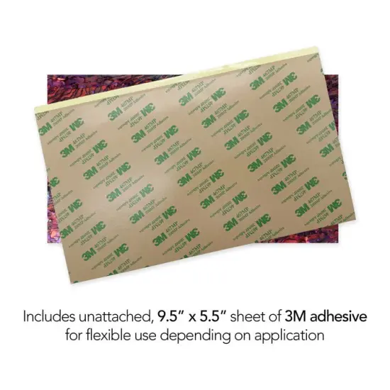 Shell Veneer, 5.5 x 9.5 inches | WMOP, BMOP, Abalone | Includes 3M Adhesive Sheet for Application, Great for Inlay Projects Purple Agate {3}