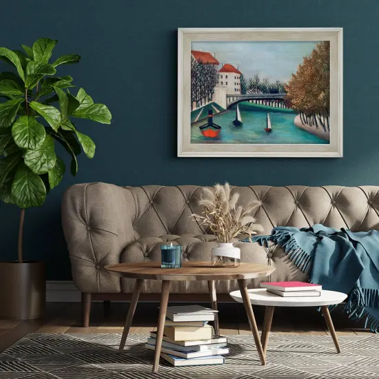 Cardinali Plein Aire Frame, Silver 6x12", 3 Pack - 3" Wide Moulding with Raised Edge -1/2" Rabbet Depth - Timeless Frame for Canvas - Made in USA {5}