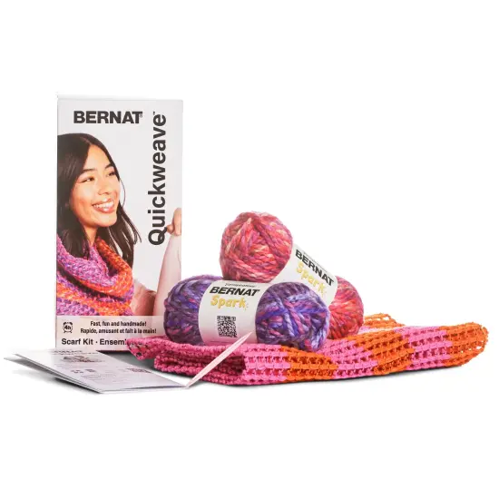 Bernat Scarf Weaving Kit {5}