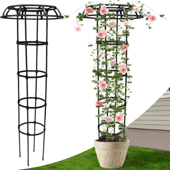 65 Inch Garden Trellis for Climbing Plants Outdoor {1}