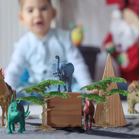 Model Pine Trees, 3Pcs Model Train Trees Miniature Pine Tree Model Artificial Pine Tree Mini Pine Tree Toys Fake Plants {5}