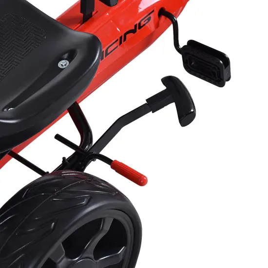 Costway Go Kart Kids Ride On Car Pedal Powered 4 Wheel Racer Stealth Outdoor Toy {6}