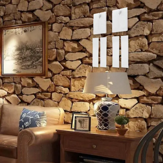 White Adhesive Hook for Frames &ndash; No-Drill Wall Hanging Solution {1}