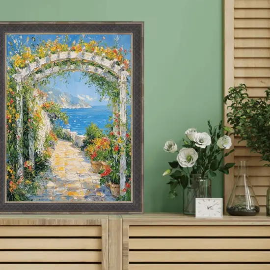 Gothic Antique Silver Espresso Picture Frame Vintage 16x20 frame {7}