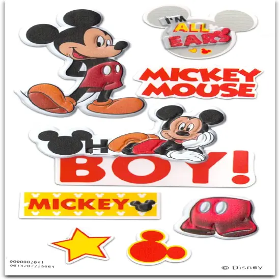Mickey and Minnie Mouse Keychain Set {4}