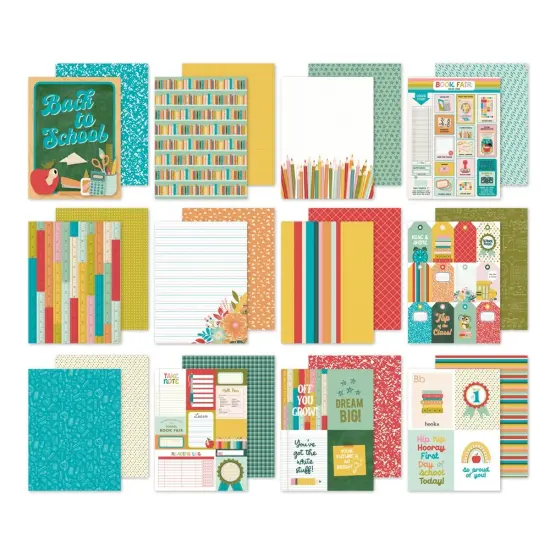 Simple Stories Double-Sided Paper Pad 6"X8" 24/Pkg-Book Fair {2}