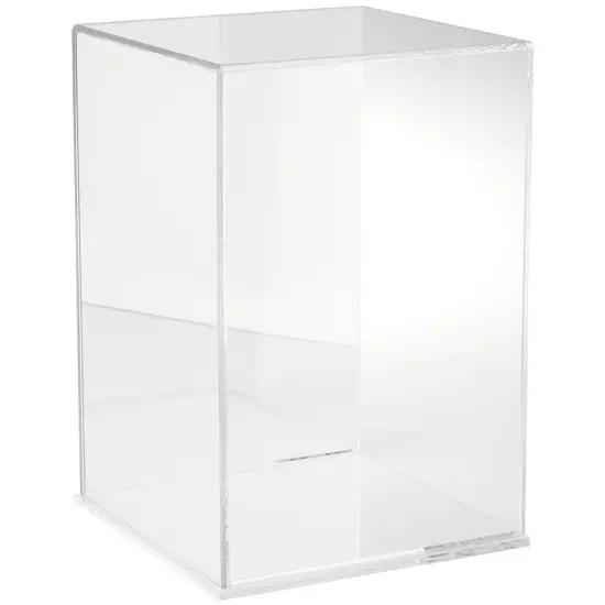 Plymor Clear Acrylic Display Case, 10" W x 10" D x 15" H Clear (Mirrored) {1}