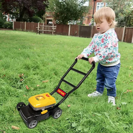 Red Box: Electronic Lawn Mower - Children's Pretend Play, Outdoor Toys, Yard Work, Battery Powered, Realistic Mowing Sounds, Start Pull Cord, Just Like the Real Thing, Ages 3+ {6}