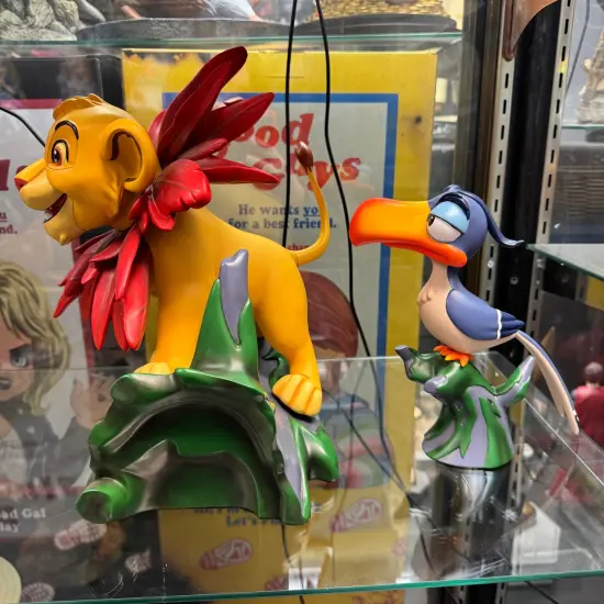 Lion King Master Craft Simba & Zazu Table Top Statue {6}