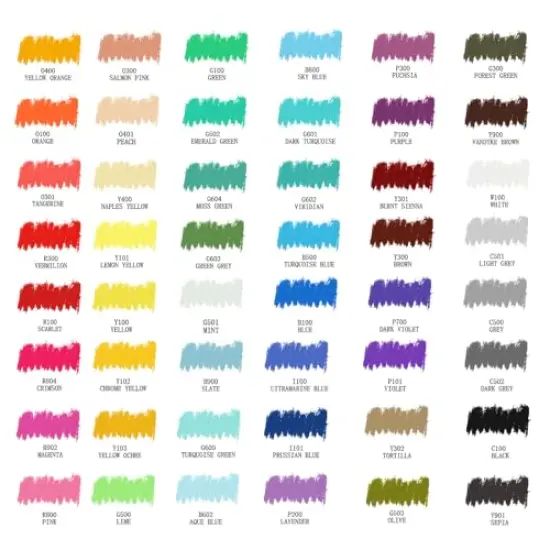 48 Colors (10x70mm), Soft Oil Pastels for Art Painting, Drawing, Blending, Oil Crayons Pastels Art Supplies for Artists, Beginners, Students, Teachers {4}