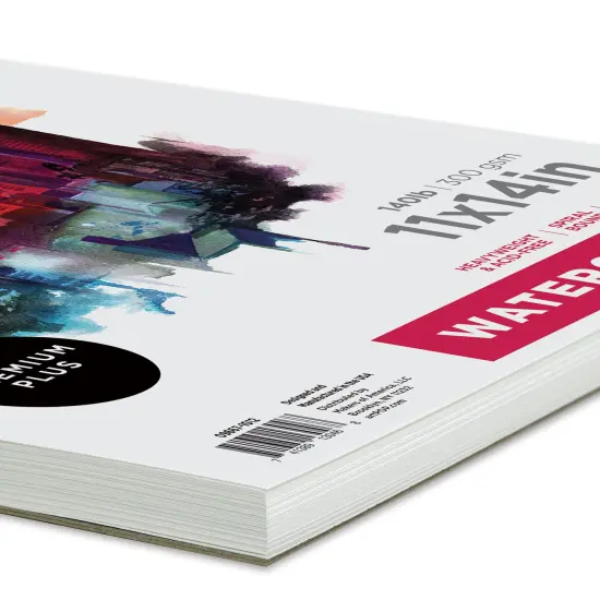 artPOP! Watercolor Pad, 11" x 14", 30 Sheets, Spiral Bound, Acid-Free Paper, 140lb (300gsm), Perfect for Most Wet & Dry Media, Ideal for Beginners, Students, Artists {1}