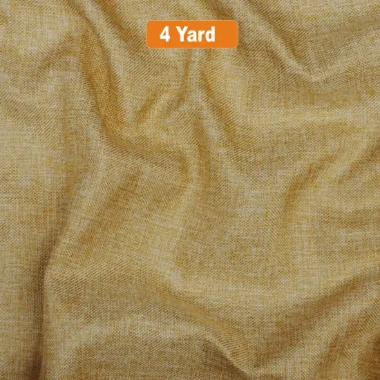 Vintage Linen Fabric Imitation Burlap for Rustic Decor and Crafts Light Gold {1}