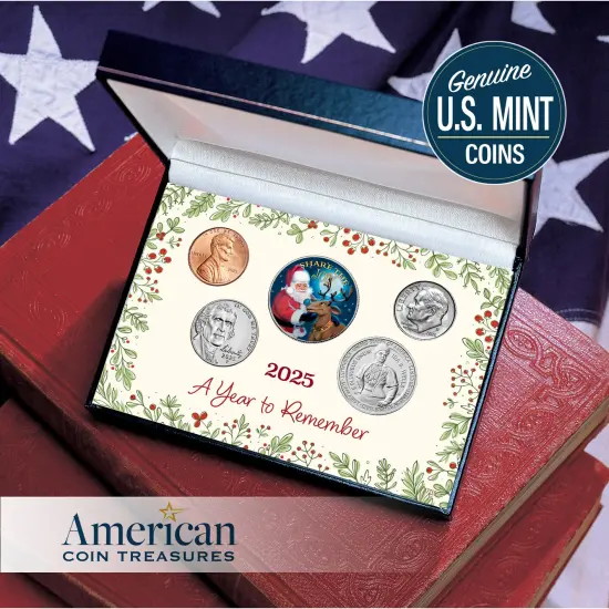2025 Year To Remember Santa Coin Box Set {2}