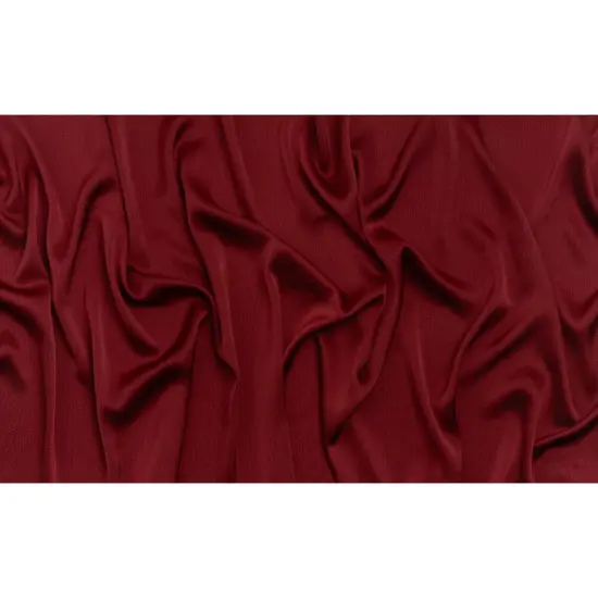 1 Yard Wine Red Hammered Polyester Satin Fabric Multipurpose 56 Inches Width {3}