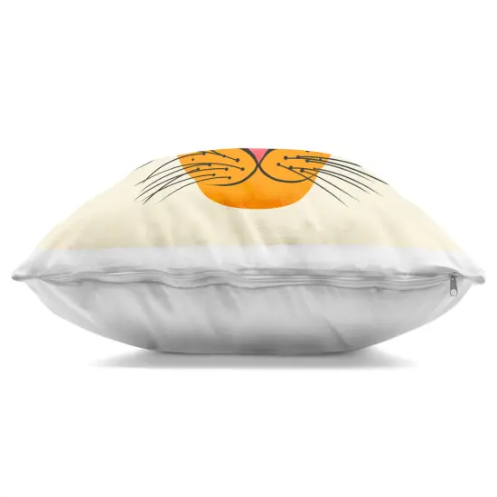 Stupell Industries Modern Leopard Wildlife Face Decorative Printed Pillow design by Carrie Cantwell, 18 x 7 x 18 {3}