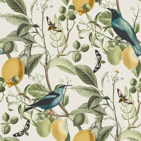 NEXT Fruit Tree Spring Neutrals Wallpaper {2}