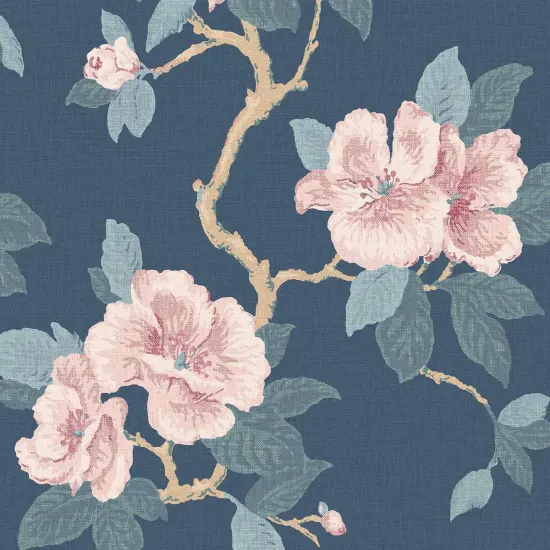 Laura Ashley Maya Dusky Seaspray Wallpaper {4}