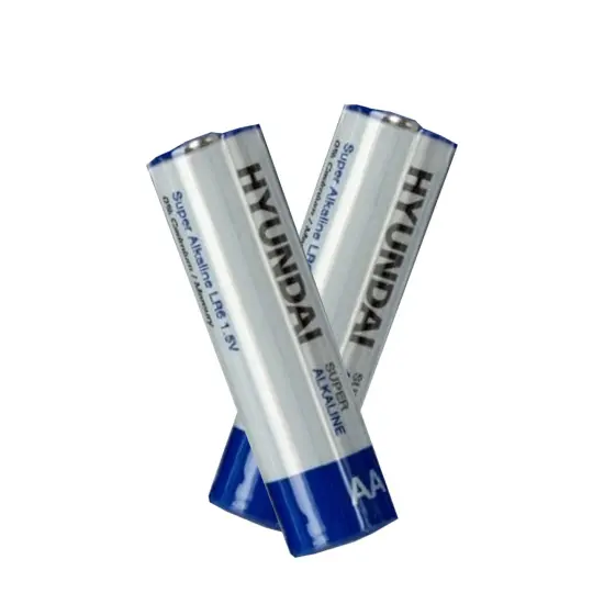 HYUNDAI&reg; 4 Pack AA Alkaline Batteries {4}