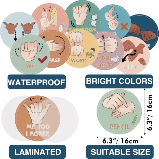 36 Classroom Hand Signal Decor {3}