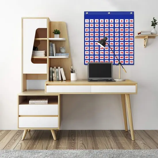 Number 1-100 Board Pocket Chart for Teacher Lessons {3}