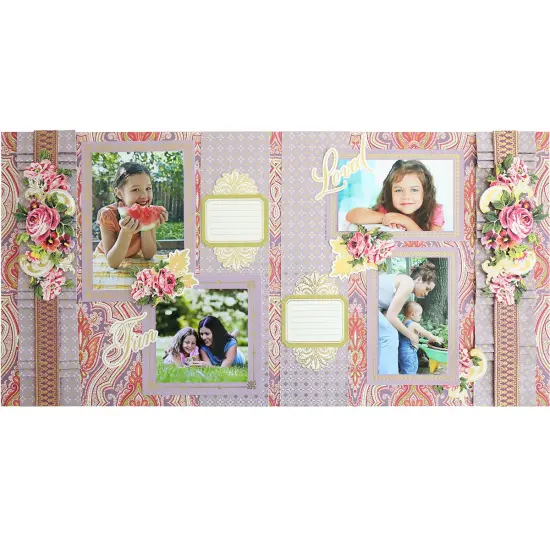 Simply Paisley Scrapbooking Kit with Album {3}