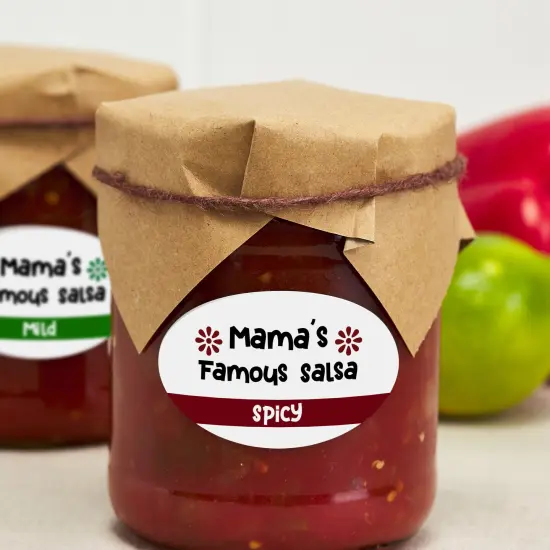 Avery Printable Blank Oval Labels, 2" x 3-1/3", Matte White, 200 Customizable Labels (22570) {2}