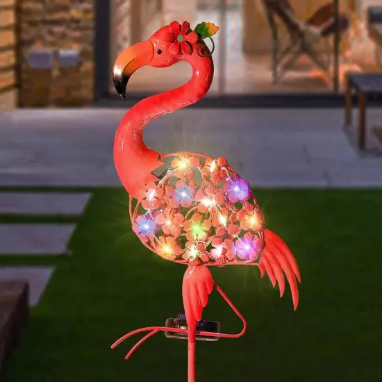 Outdoor Solar Lamp Street Garden Waterproof Yard Pathway Patio LED Metal Light {1}