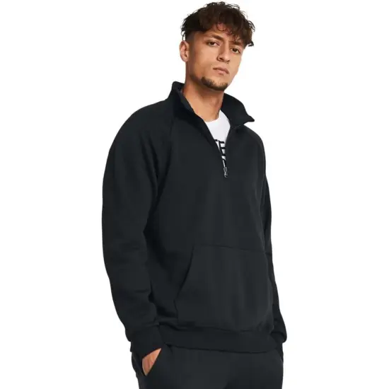 Under Armour&reg; Men's Rival Fleece Quarter Zip GRAY {5}