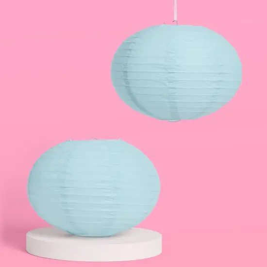 Blue Coastal Paper Lanterns - 6 pcs. {5}