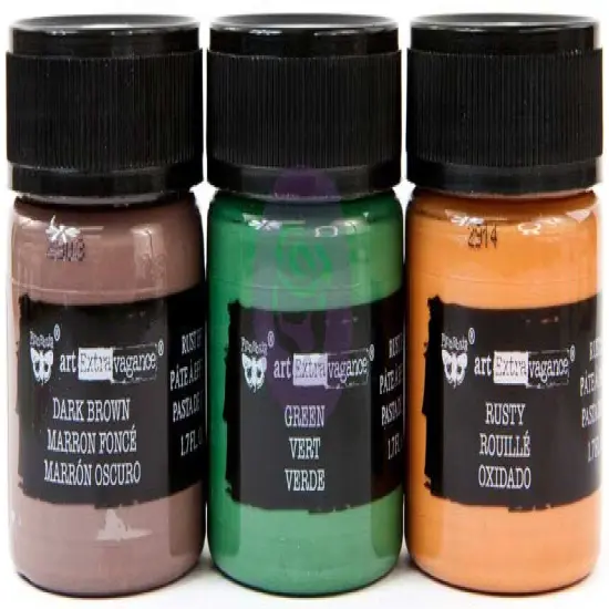 Finnabair Art Extravagance Rust Effect Paste 50ml Jars 3/Pkg-Metal Rust {3}