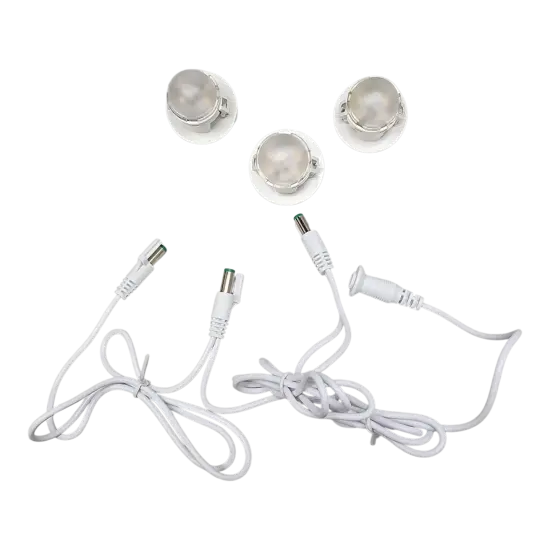 Lemax Three LED Light String - Type L To 3 Moonlander Clip Lights {3}
