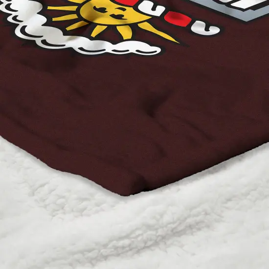 NCAA Ivy League Silk Touch Sherpa Throw Blanket Brown {5}