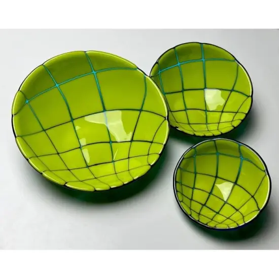 7" dia. x 3"D Small Hi-Lo Bowl Mold Glass Fusing Kiln Mold {2}