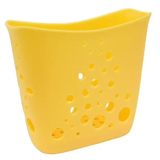 Hutzler Sponge Station Sink Caddy - Kitchen Sink Sponge Holder with Suction Cup Green {4}