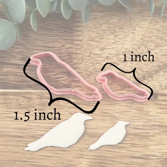 Raven Bird Clay Cutters {3}